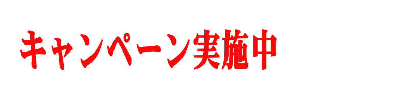 キャンペーン実施中